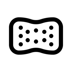 sponge line icon