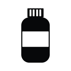 Bottle Logo Vector Template Icon