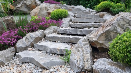 Stone Garden Steps