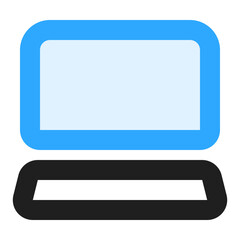 Open Laptop Vector Icon
