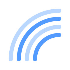 rainbow duotone icon