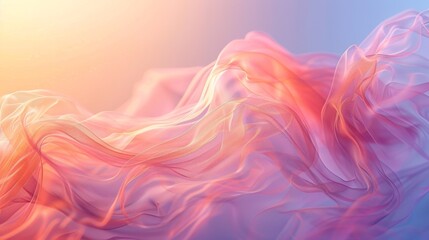 Abstract Colorful Fluid Art