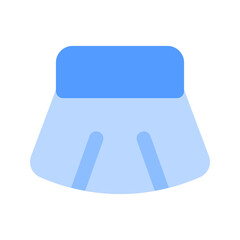 skirt duotone icon