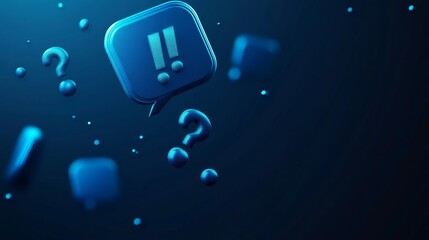 An illustration of speech and thought bubbles with quote marks that can be used as a background illustration for client testimonials, comments, or quotes.