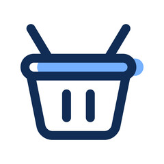 basket filled line icon