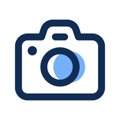 camera filled line icon