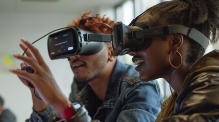 Obraz premium Virtual Reality Experience