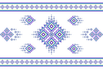 Geometric navajo tribal ethnic seamless pattern background. Native folk textile background