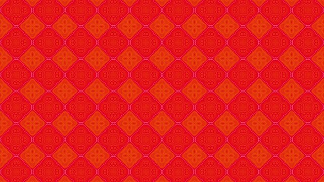 red and red floral background. with a charming 3D animated moving pattern texture 