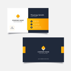 Double-sided, Creative, Simple, and Business Card Design Layout Templates.