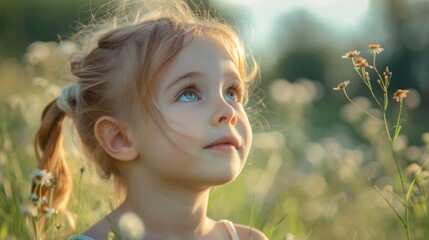 Fototapeta premium Young Girl in Meadow