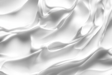 Obraz premium An image of a white lotion with a skin care cream texture and cosmetic product in the background