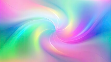 Naklejka premium Radiant spiral of pastel colors in a soft blur.