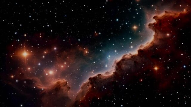 Spece stars universe abctract animation 