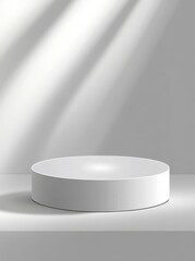 Gray and white background with smooth gradient color. Great for web design templates, christmas, Valentine's Day, product studio room, and business reports.