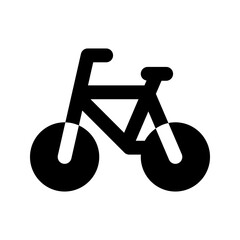 bicycle glyph icon