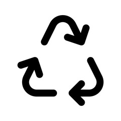 recycle glyph icon