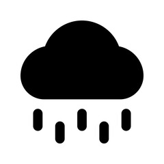 rain glyph icon