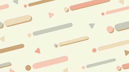 Autumn-inspired abstract geometric background, cute design in smoky colors / 秋をイメージした幾何学模様の抽象的な背景、スモーキーカラーのかわいいデザイン