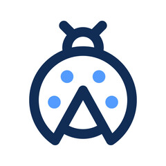 ladybug outline color icon