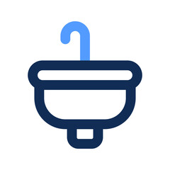 sink outline color icon