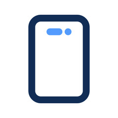 smartphone outline color icon