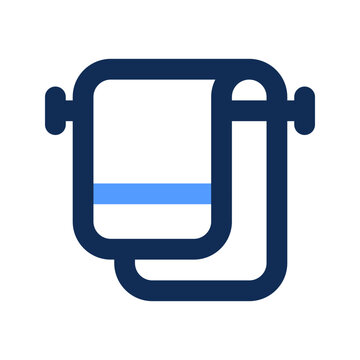recommend clip art: towel outline color icon
