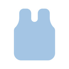 sleeveless shirt flat icon