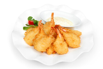 Crispy Fried Shrimp with Dipping Sauce