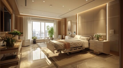 Elegant Modern Hospital Room