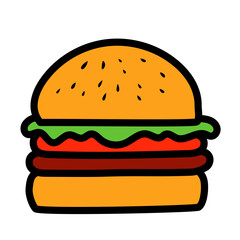 Burger Vector Illustration 