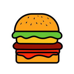 Burger Vector Illustration 