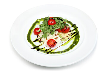 Gourmet Salad with Cherry Tomatoes and Arugula