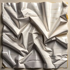 Obraz premium crumpled paper background paper foil is shining and smooth but crumpled.