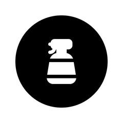 Obraz premium spray glyph circular icon