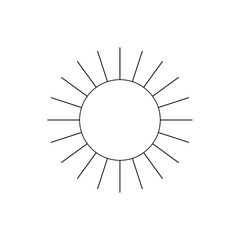 Sun icon