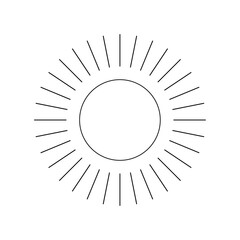 Sun icon