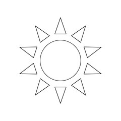 Sun icon