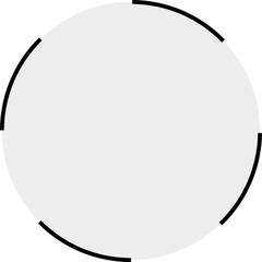 Simple flat frames collection. Vector illustrations.