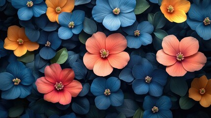 Subtle flower pattern for corporate branding