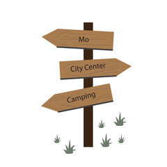 Signpost camping