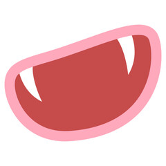 Vampire Fangs Illustration