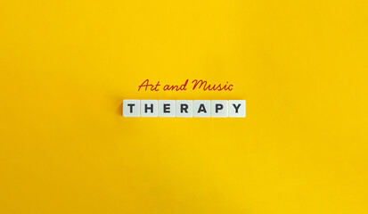 Art and Music Therapy Banner.