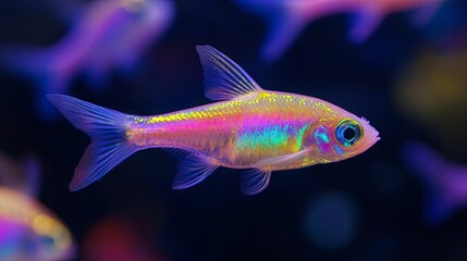 Fototapeta premium Gymnocorymbus ternetzi fish species for home keeping