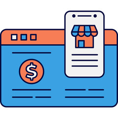 Online Shop Flat Icon