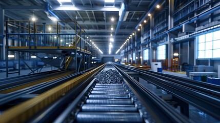 Factory Automation: A Top-Down View of a Modern Industrial Production Line