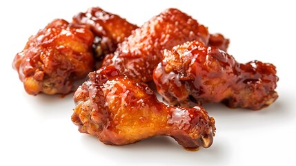 Spicy Glazed Chicken Wings with Sesame Seeds