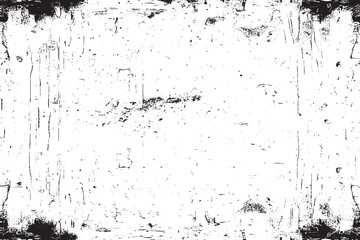 Weathered Concrete Surface Texture Background Black and White