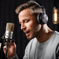 歌のレコーディング