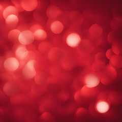 red bokeh background